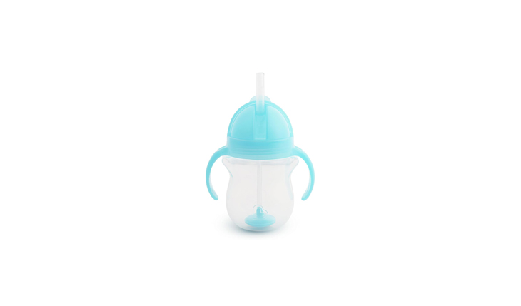 Munchkin Any Angle Weighted Straw Trainer Cup with Click Lock Lid